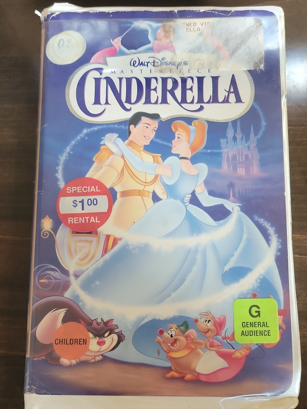 Disney Cinderella VHS  in Blue and Purple